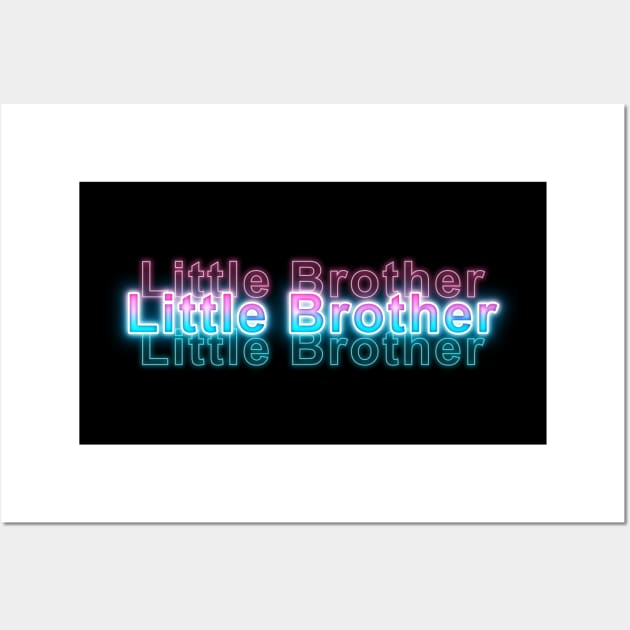 Little Brother Wall Art by Sanzida Design